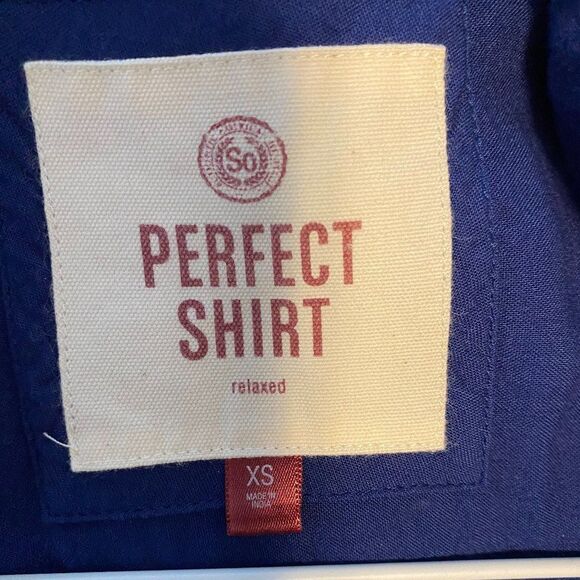 SO Perfect Shirt Button Down Sleeveless Bundle of 2 Rayon Womens Shirt Size XS - Picture 9 of 10